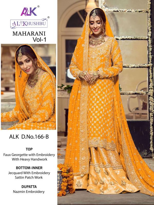 Alk Khushbu Maharani Vol Georgette Pakistani Suit Collection